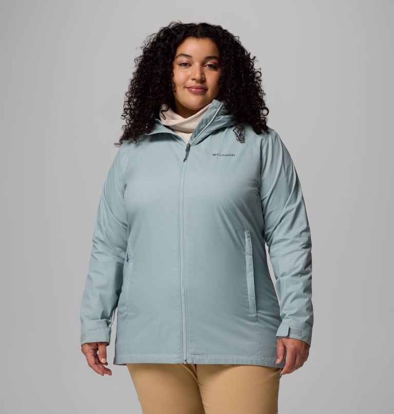Women's Switchback II Lined Long Jacket - Plus Size, Color: Crushed Blue, image 1