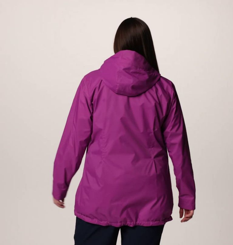 Women's Switchback II Lined Long Jacket - Plus Size, Color: Razzle