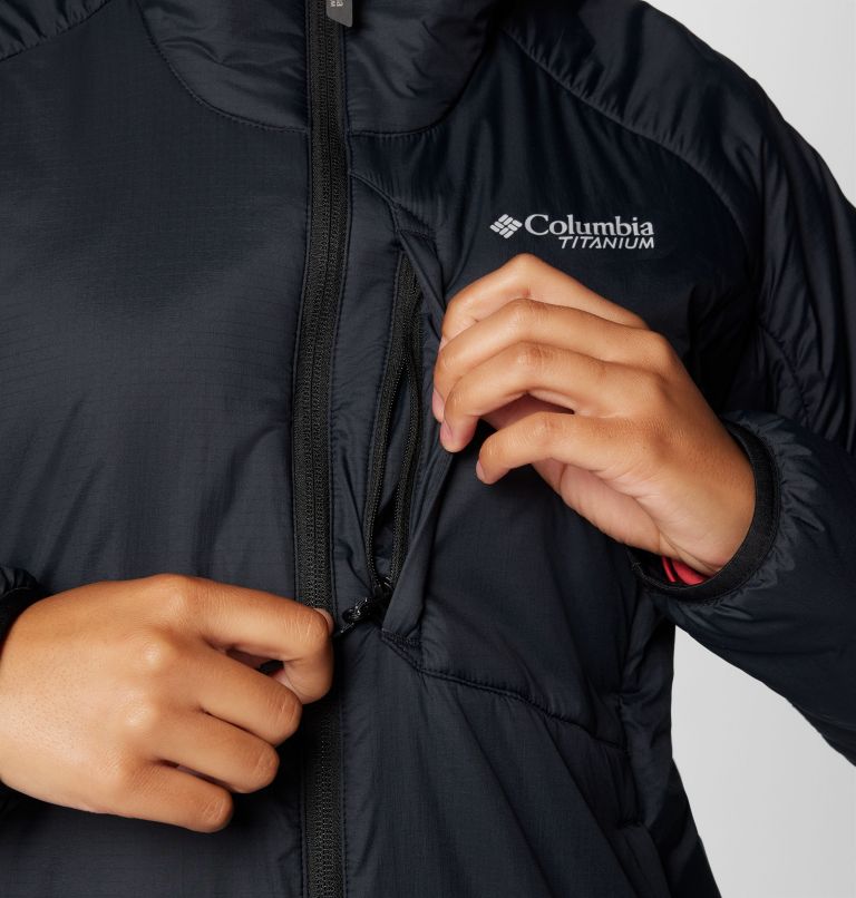 Women's Silver Leaf II Stretch Insulated Jacket, Color: Black, image 7