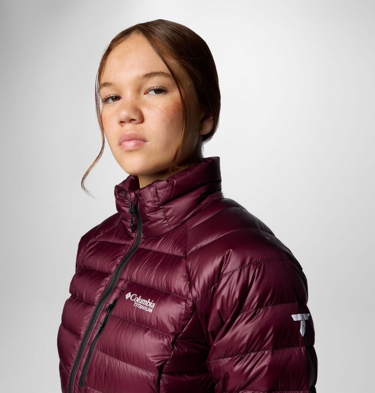 Women's Arctic Crest Down Jacket, Color: Moonvista, image 5