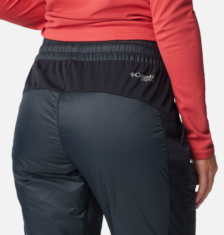 Women's Silver Leaf Insulated Hybrid Pants, Color: Black, image 5