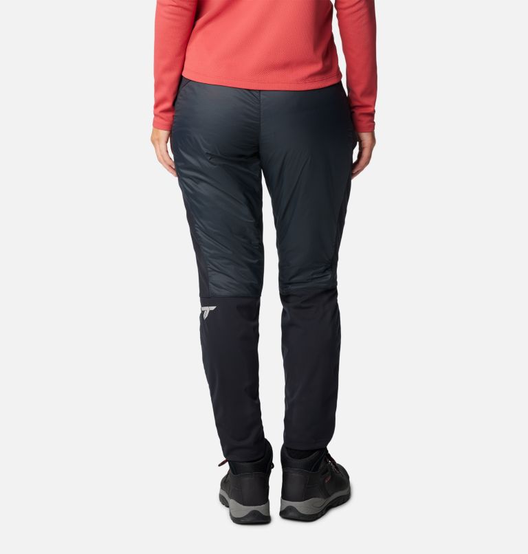 Women's Silver Leaf Insulated Hybrid Pants, Color: Black, image 2