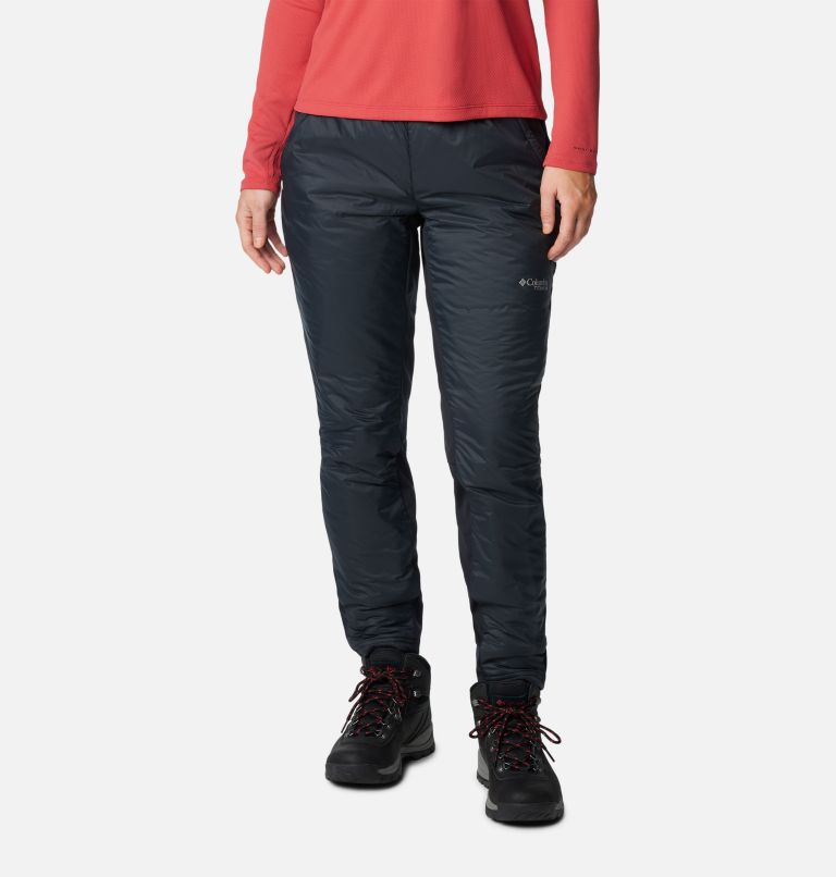 Women's Silver Leaf Insulated Hybrid Pants, Color: Black, image 1