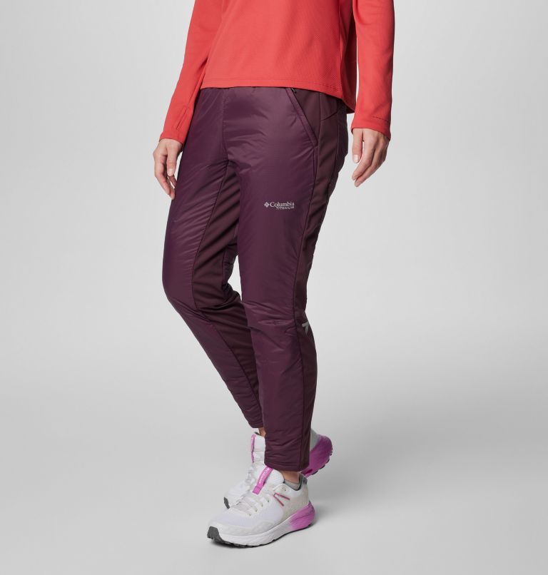 Women's Silver Leaf Insulated Hybrid Pants, Color: Moonvista, image 4