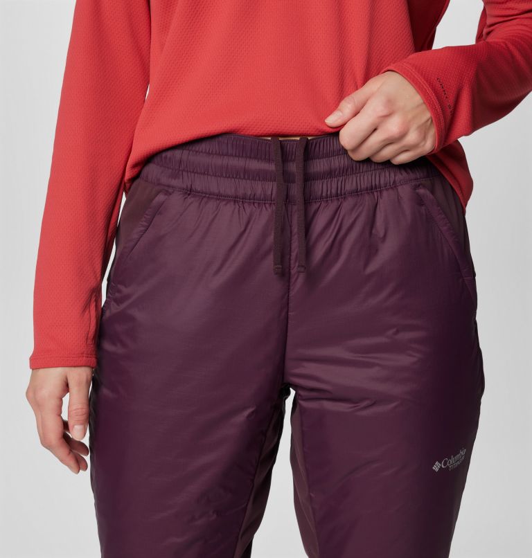 Women's Silver Leaf Insulated Hybrid Pants, Color: Moonvista, image 5