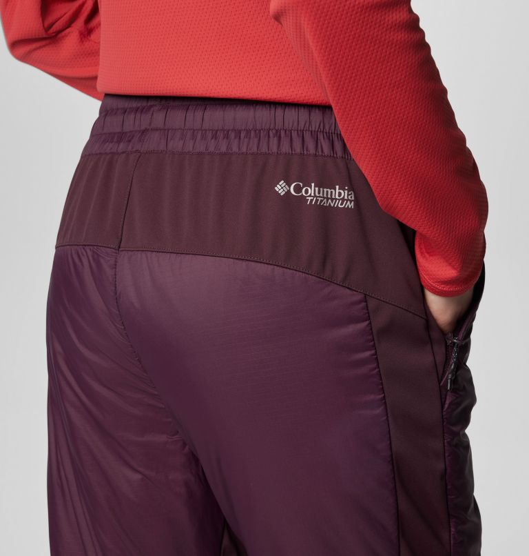 Women's Silver Leaf Insulated Hybrid Pants, Color: Moonvista, image 6