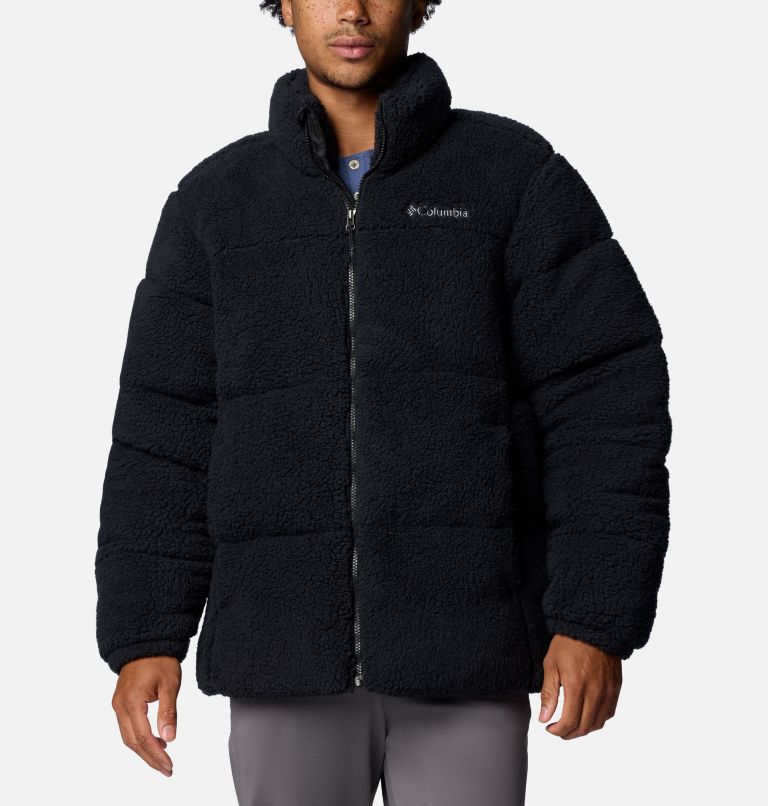 Puffy fleece jacket best sale