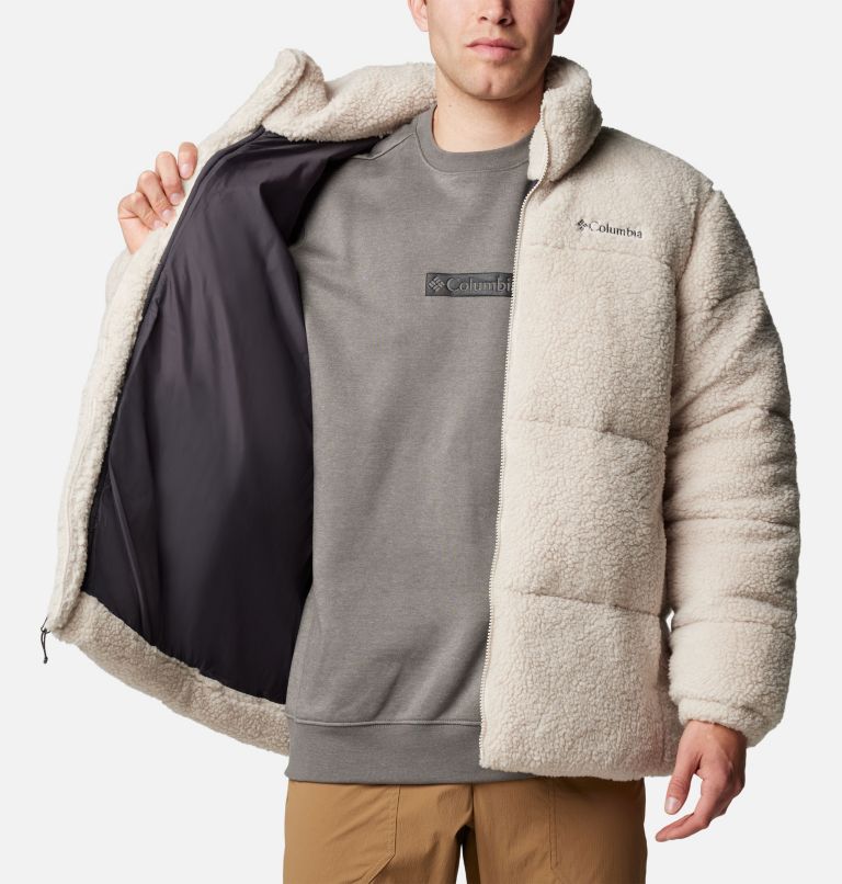Men's Puffect II Sherpa Puffer Jacket, Color: Dark Stone, image 5