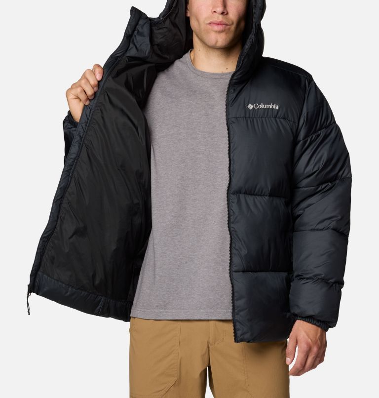 Men's Puffect II Hooded Puffer Jacket, Color: Black, image 5