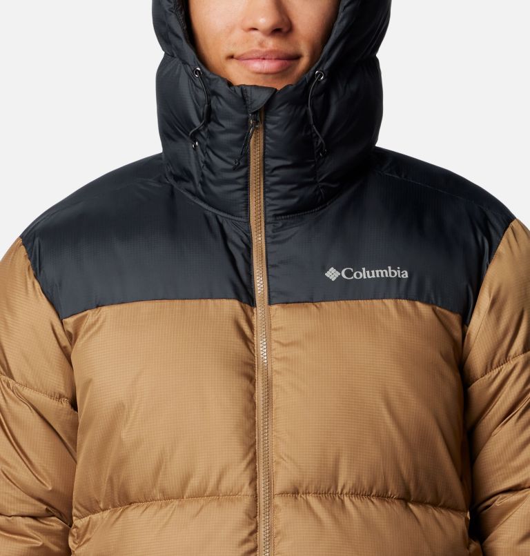 Men's Puffect II Hooded Puffer Jacket, Color: Delta, Black, image 4