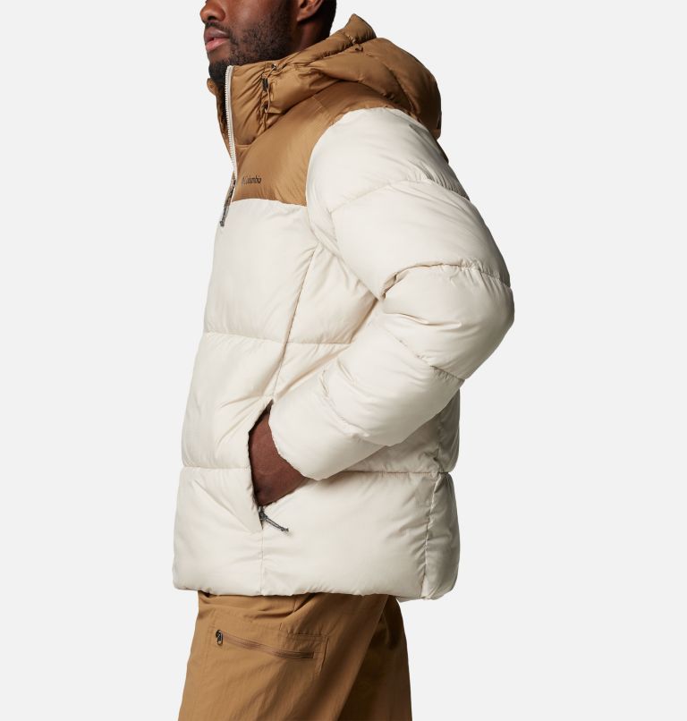 Men's Puffect II Hooded Puffer Jacket, Color: Dark Stone, Delta, image 3