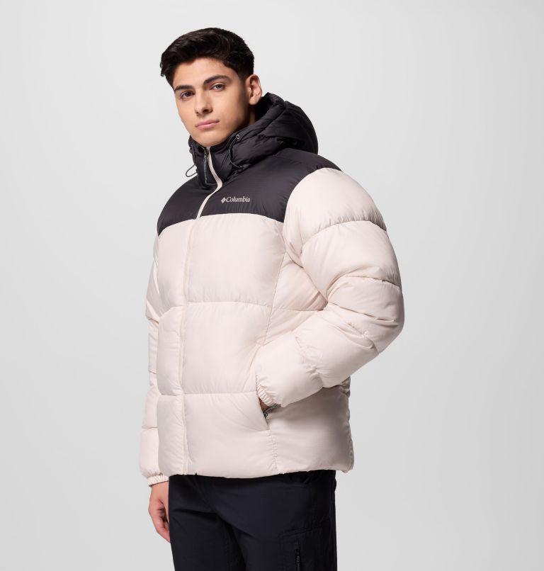 Men's Puffect II Hooded Puffer Jacket, Color: Dark Stone, Shark, image 4