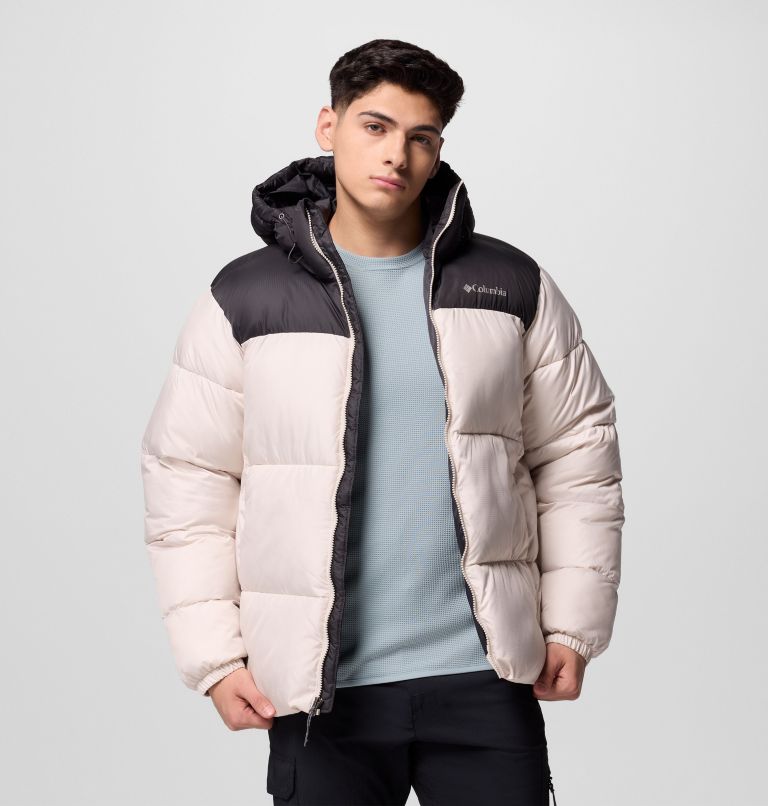 Men's Puffect II Hooded Puffer Jacket, Color: Dark Stone, Shark, image 5