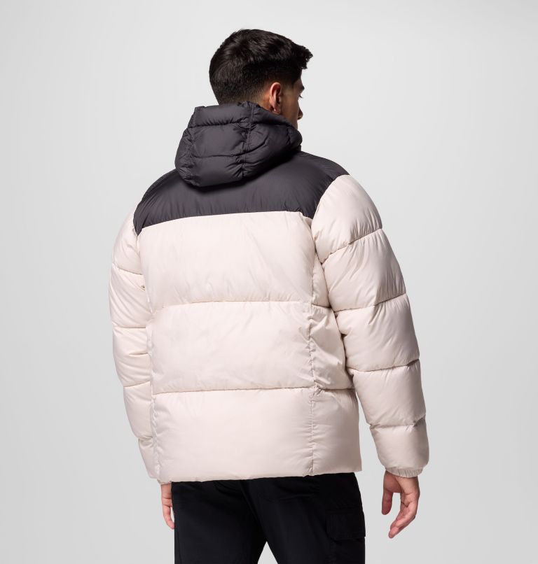 Men's Puffect II Hooded Puffer Jacket, Color: Dark Stone, Shark, image 3