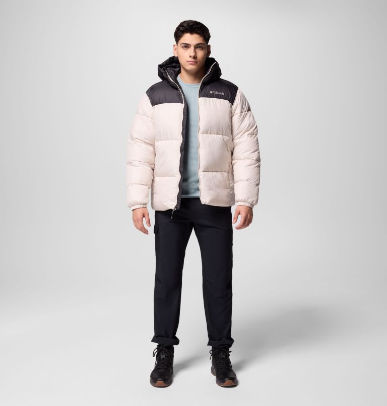 Men's Puffect II Hooded Puffer Jacket, Color: Dark Stone, Shark, image 2