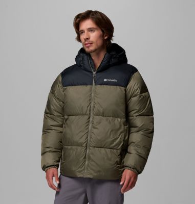 Puffect II Puffer-Jacke mit Kapuze für Männer, Color: Stone Green, Black, image 7