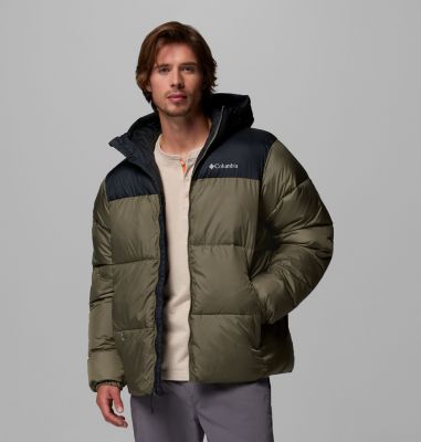 Puffect II Puffer-Jacke mit Kapuze für Männer, Color: Stone Green, Black, image 8