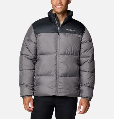 Men's Puffect III Puffer Jacket, Color: City Grey, Black, image 11
