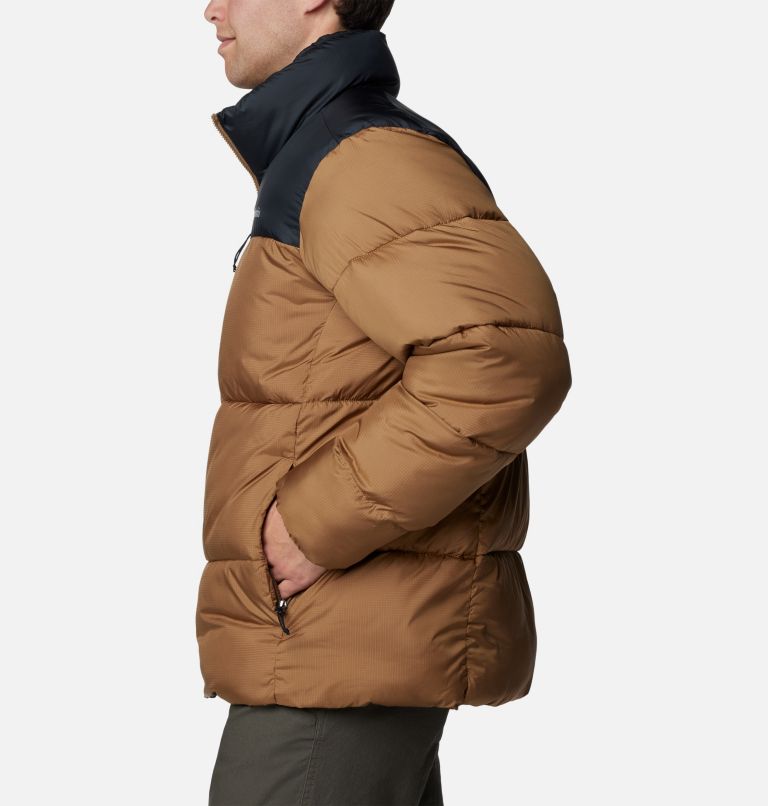 Men's Puffect III Puffer Jacket, Color: Delta, Black, image 3
