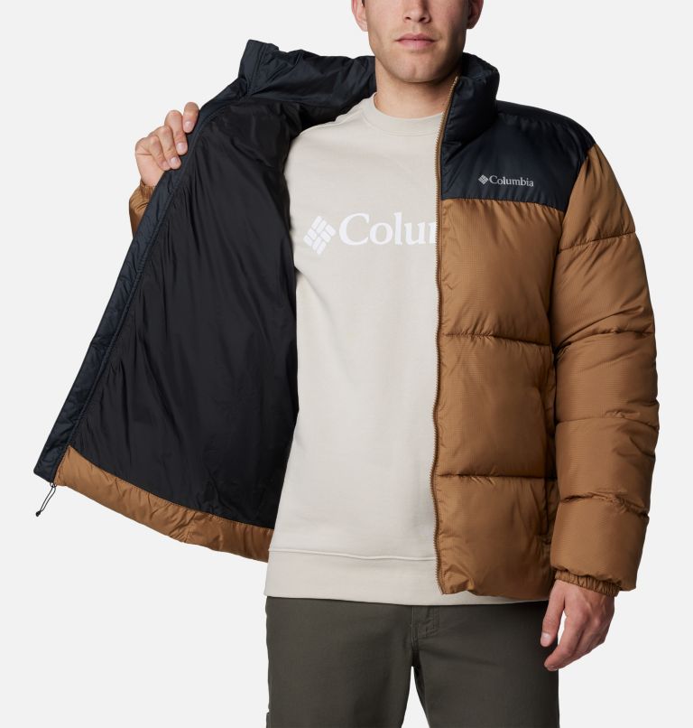 Men's Puffect III Puffer Jacket, Color: Delta, Black, image 5