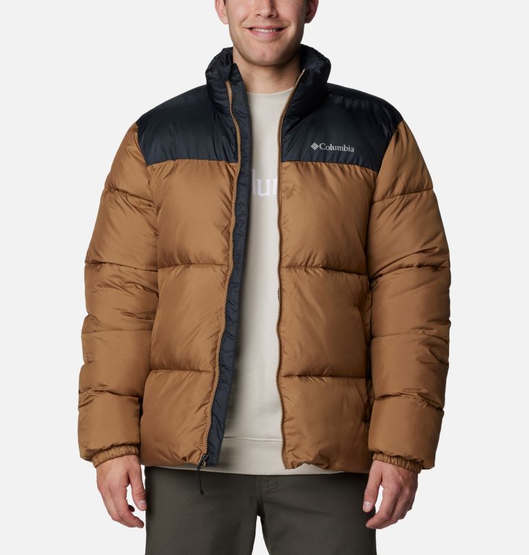 Men's Puffect III Puffer Jacket, Color: Delta, Black, image 6