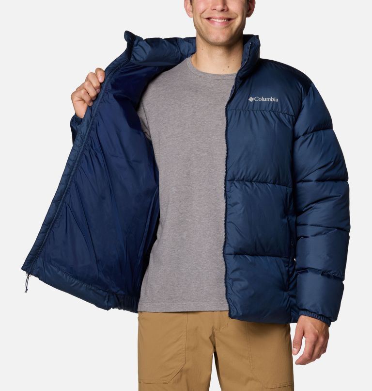 Men's Puffect III Puffer Jacket, Color: Collegiate Navy, image 5