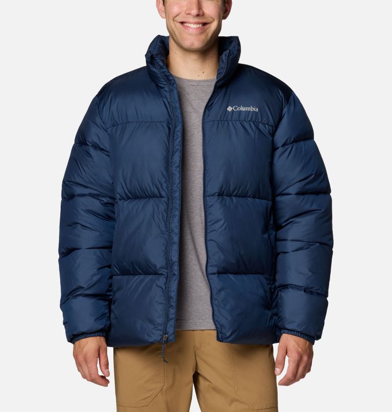 Men's Puffect III Puffer Jacket, Color: Collegiate Navy, image 6