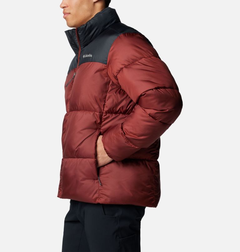 Men's Puffect III Puffer Jacket, Color: Spice, Black, image 3