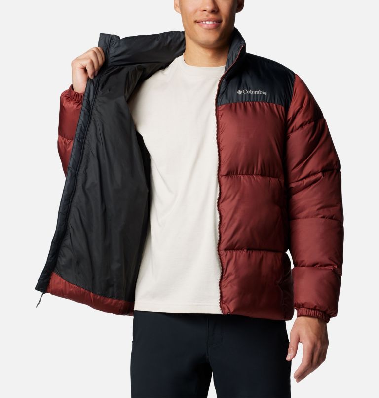 Men's Puffect III Puffer Jacket, Color: Spice, Black, image 5