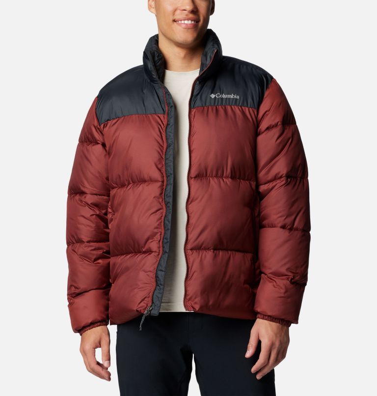 Men's Puffect III Puffer Jacket, Color: Spice, Black, image 6