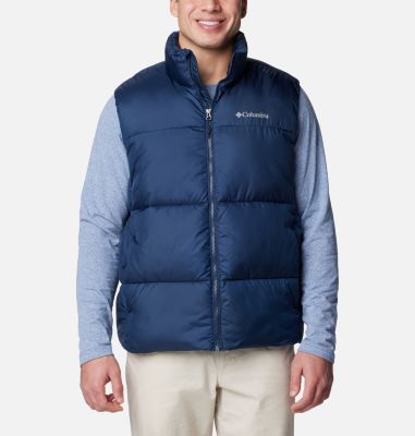 Men's Puffect III Puffer Vest, Color: Collegiate Navy, image 1