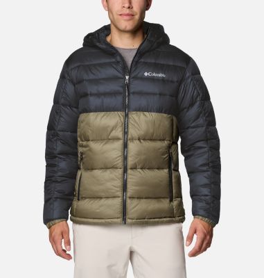 Men's Buck Butte II Hooded Insulated Jacket, Color: Stone Green, Shark, image 1
