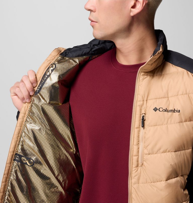 Men's Labyrinth Loop II Jacket, Color: Canoe, Black, image 7