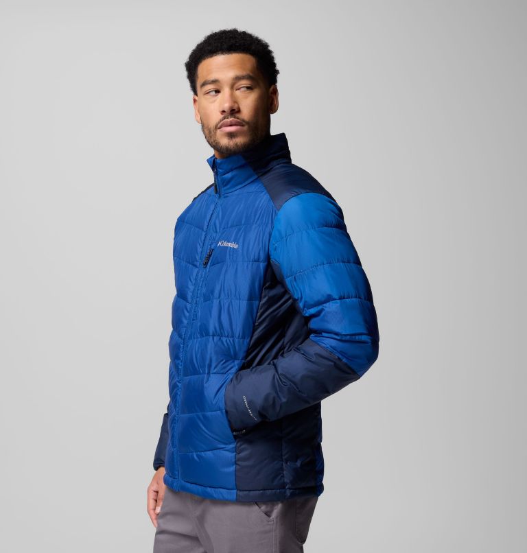 Men's Labyrinth Loop II Jacket, Color: Mountain Blue, Collegiate Navy, image 4