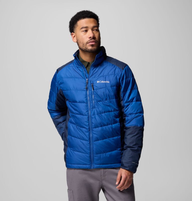 Men's Labyrinth Loop II Jacket, Color: Mountain Blue, Collegiate Navy, image 5