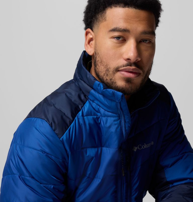 Men's Labyrinth Loop II Jacket, Color: Mountain Blue, Collegiate Navy, image 6