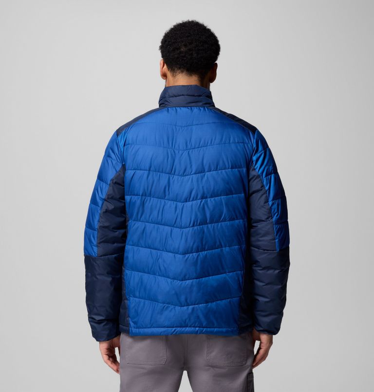 Men's Labyrinth Loop II Jacket, Color: Mountain Blue, Collegiate Navy, image 3
