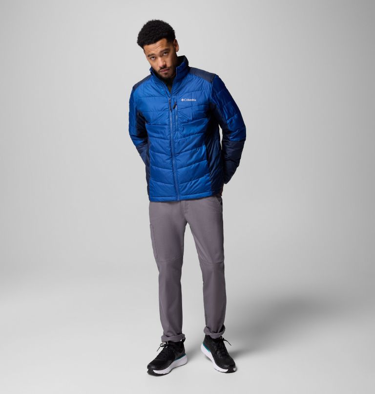 Men's Labyrinth Loop II Jacket, Color: Mountain Blue, Collegiate Navy, image 9