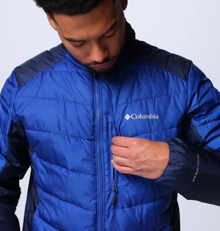 Men's Labyrinth Loop II Jacket, Color: Mountain Blue, Collegiate Navy