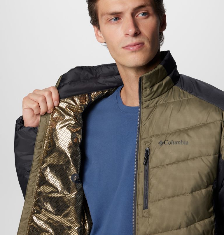 Labyrinth Loop II isolierte Jacke für Männer, Color: Stone Green, Shark, image 6