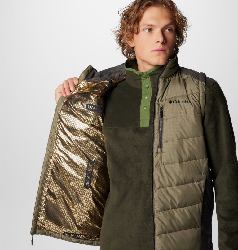 Men's Labyrinth Loop II Vest, Color: Stone Green, Shark, image 6