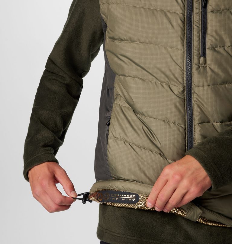Men's Labyrinth Loop II Vest, Color: Stone Green, Shark, image 7
