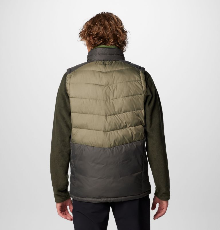 Men's Labyrinth Loop II Vest, Color: Stone Green, Shark, image 2