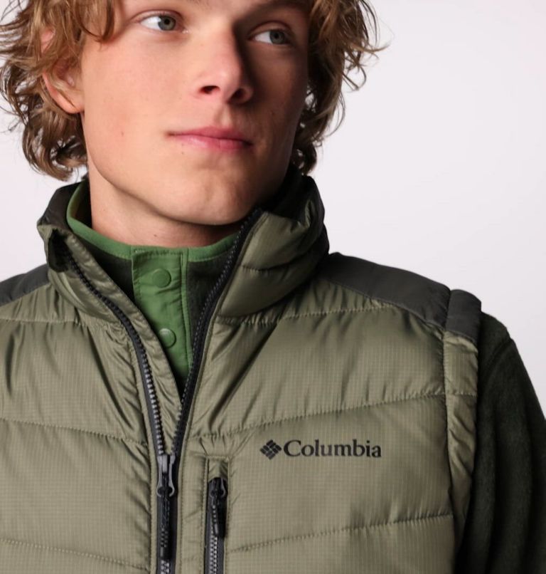 Men's Labyrinth Loop II Vest, Color: Stone Green, Shark