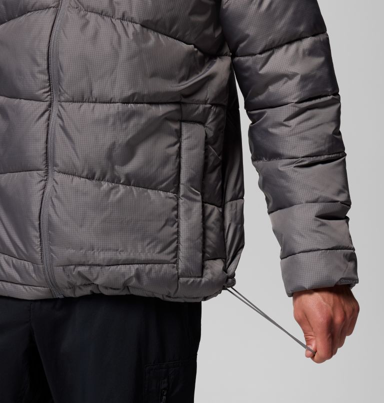 Giacca imbottita con cappuccio Fivemile Butte II da uomo, Color: City Grey, image 8