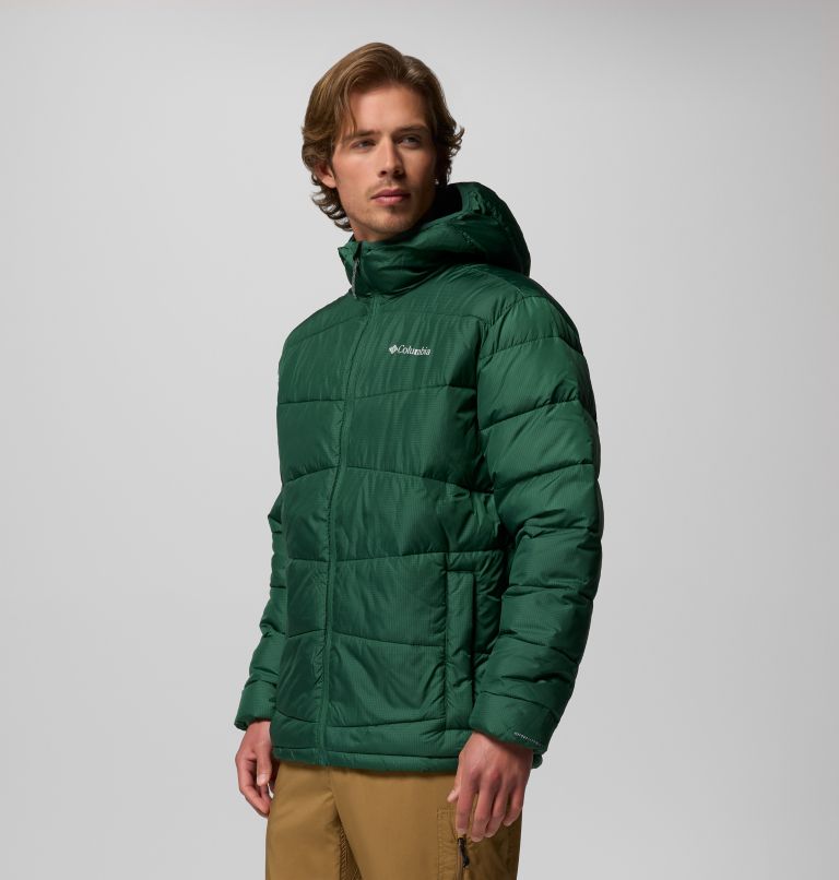 Giacca imbottita con cappuccio Fivemile Butte II da uomo, Color: Rain Forest, image 4