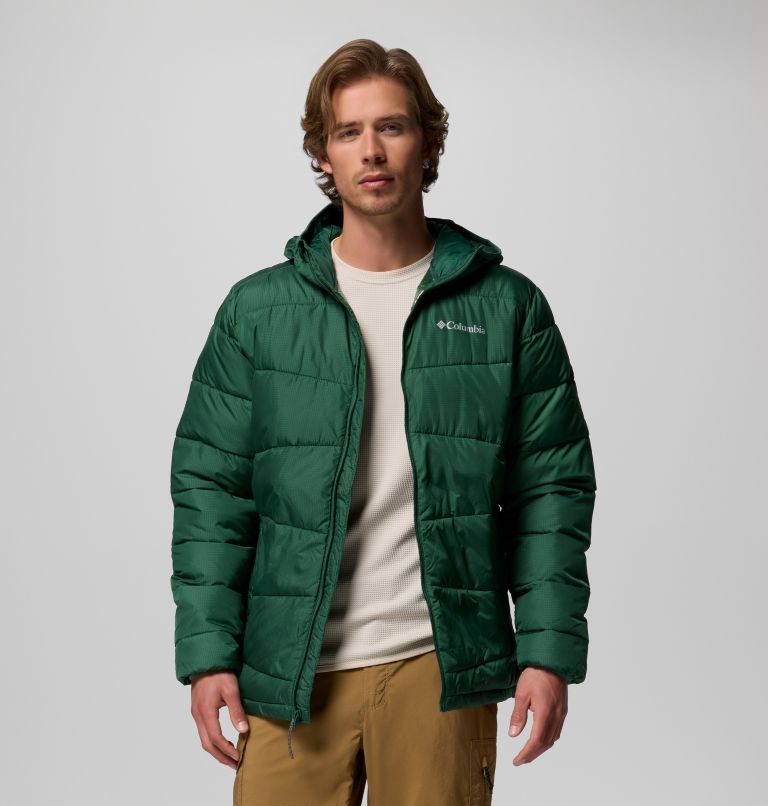 Giacca imbottita con cappuccio Fivemile Butte II da uomo, Color: Rain Forest, image 5