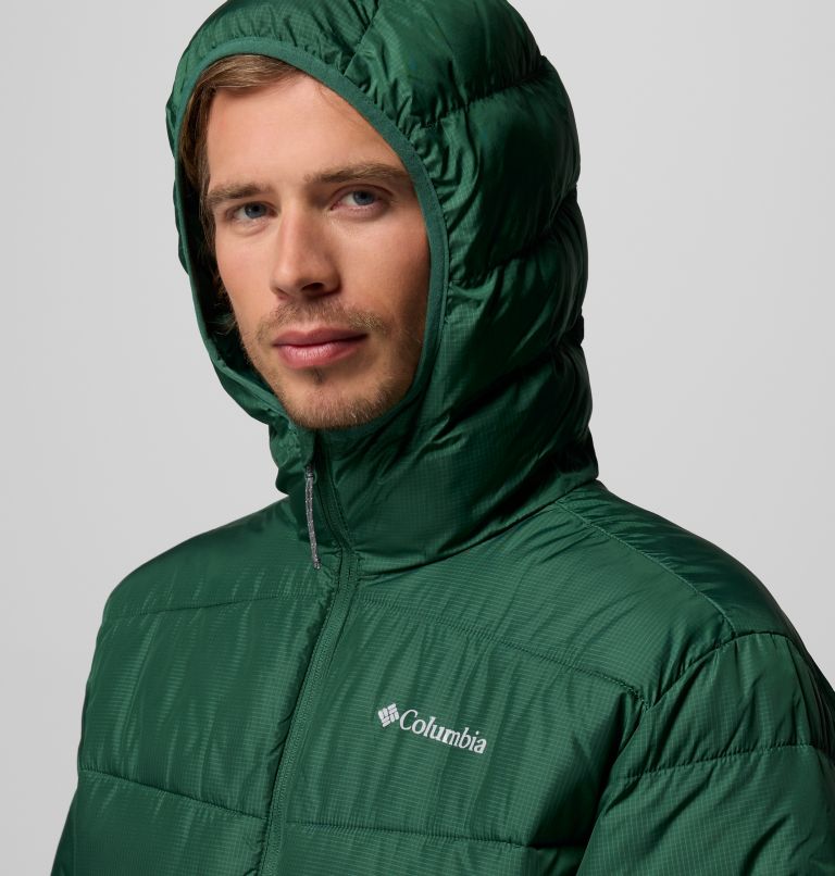 Giacca imbottita con cappuccio Fivemile Butte II da uomo, Color: Rain Forest, image 7