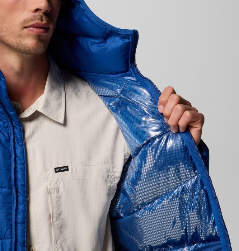 Giacca imbottita con cappuccio Fivemile Butte II da uomo, Color: Mountain Blue, image 6