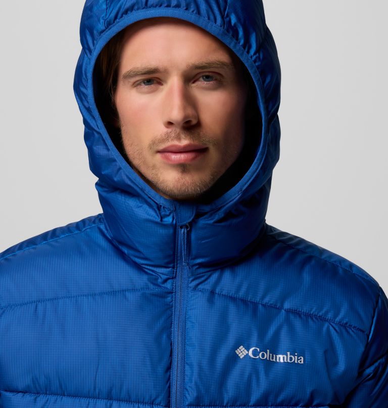 Giacca imbottita con cappuccio Fivemile Butte II da uomo, Color: Mountain Blue, image 7